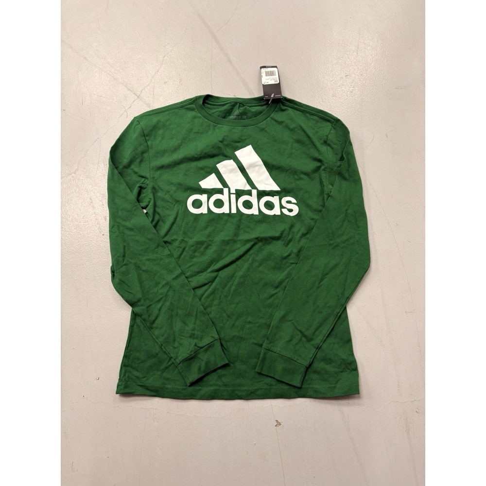 NWT Adidas Men's Crew Neck T Shirt Amplifier Basic BOS Long Sleeve Shirt Small